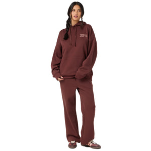 O'Neill Flora Bouquet Oversized Women's L/S Hoodie - Chocolate