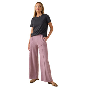 Outerknown Hightide Wide Leg Women's Pants - Heather Nirvana