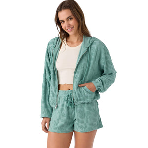 O'Neill Devon Zip-Up Women's Hoodie - Oil Blue