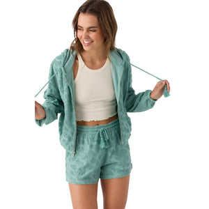 O'Neill Devon Zip-Up Women's Hoodie - Oil Blue