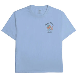 Lost Happy Hooker Boxy Men's S/S T-Shirt - Windsurf Blue