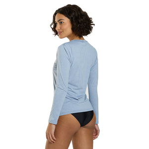 O'Neill Hybrid Women's L/S Sun Shirt - Infinity Blue