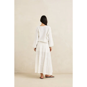 Rhythm Classic Knit Women's Sweater - White