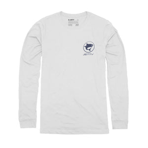Jetty Speedshark Youth Boy's L/S Shirt - White