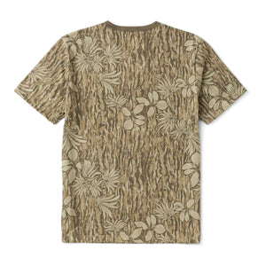 Roark Mathis Active Tie Dye Pocket Men's S/S T-Shirt - Khaki