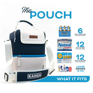 Kanga Coolers Pouch 6/12-Pack Cooler - Malibu