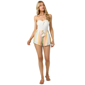 O'Neill Keagan Low Tide Stripe Women's Beach Shorts - Multicolor