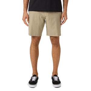 O'Neill Reserve Heather Hybrid 19" Men's Walkshorts - Heather Khaki