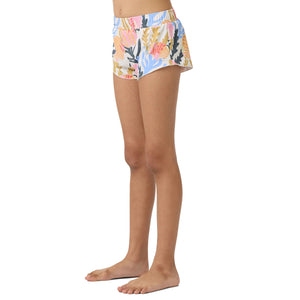 O'Neill Cruising Printed 2" Elastic Youth Girl's Boardshorts - Multi