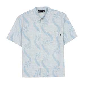 Lost Swash Woven Men's S/S Dress Shirt - Light Blue