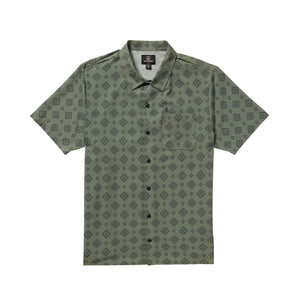 Volcom Ridgestone Men's S/S Dress Shirt - Light Olive