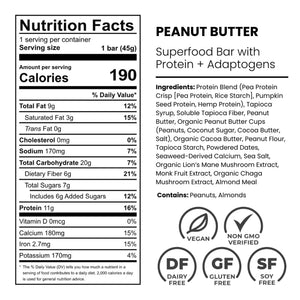 Laird Superfood Peanut Butter Superfood Bar