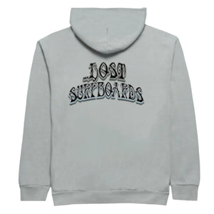 Lost Pisces Logo Men's L/S Hoodie - Lunar Rock