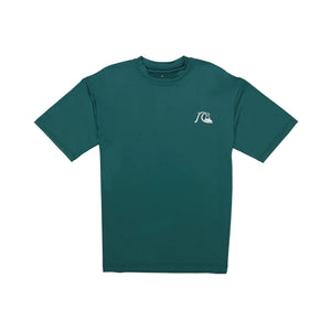 Quiksilver DNA Logo UPF 50 Men's S/S Rashguard - Mediterranea