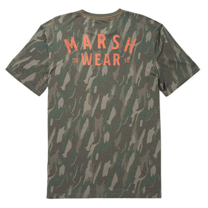 Marsh Wear Stackhouse Tech Men's S/S T-Shirt - Thyme Lowland Camo