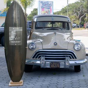 Medina Old News 6'4 Soft Surfboard - Black/Stripes