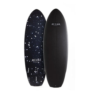 Medina Spot 5'8 Soft Surfboard - Black