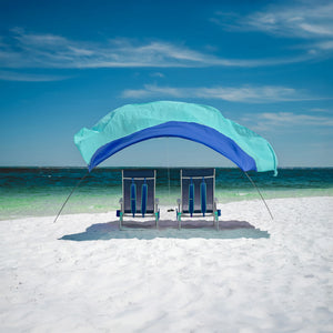 SHIBUMI Shade Classic Mini Beach Tent with Wind Assist - Ocean