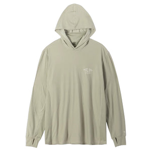 Dark Seas Bimini UV Hooded L/S Shirt - Moss