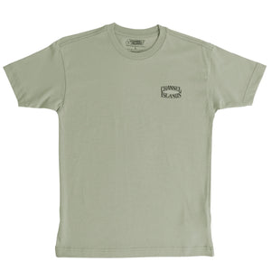 Channel Islands Pirate Youth Boy's S/S T-Shirt - Moss Green