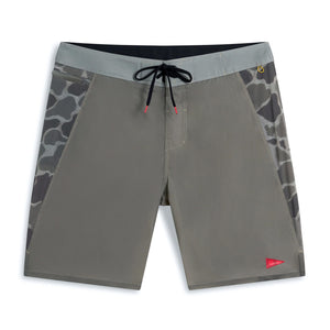 Florence Marine X Airtex 2-in-1 19" Men's Boardshorts - Moss Grey