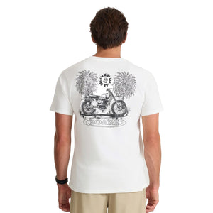 Roark Moto Premium Men's S/S T-Shirt - Off White