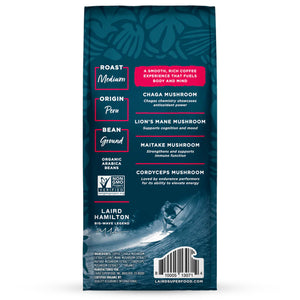 Laird Superfood Peruvian Medium Roast w/ Mushrooms Coffee