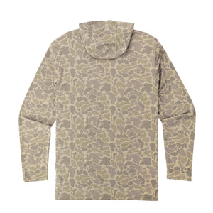 Marsh Wear Buxton Hagood Performance Men's L/S Hoodie - Khaki Mallard Camo