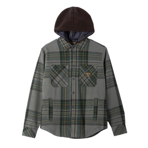 Dark Seas Lytle Hooded Men's L/S Flannel - Navy