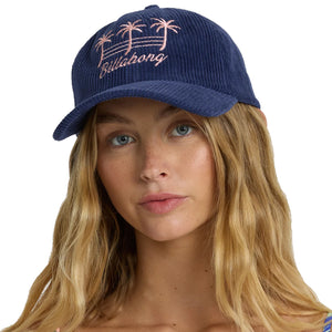 Billabong Corduroy Dad Cap Women's Hat - Classic Navy