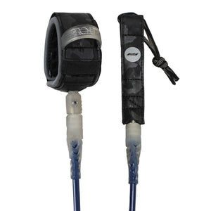 Pro-Lite Freesurf Series Double Swivel Surfboard Leash - 6'0"/Navy