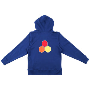 Channel Islands Classic Hex Youth Boy's L/S Hoodie - Navy