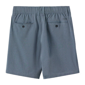 O'Neill Reserve Light Check Elastic Waist Hybrid 18" Men's Walkshorts - Navy