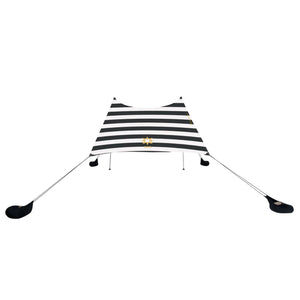 Neso 1 Prints Beach Tent - Black/White Stripes