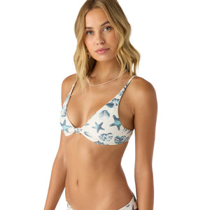 O'Neill Saltwater Essentials Pismo Bralette Women's Bikini Top - Vanilla