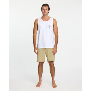 Quiksilver Eagle USA Men's Tank - White