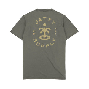 Jetty Striker Graphic Men's S/S T-Shirt - Olive