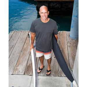 Outerknown All Time Scallop Men's Boardshorts - 70s Stripe Multi