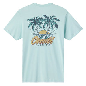 O'Neill Daybreak Standard Men's S/S T-Shirt - Pastel Turquoise