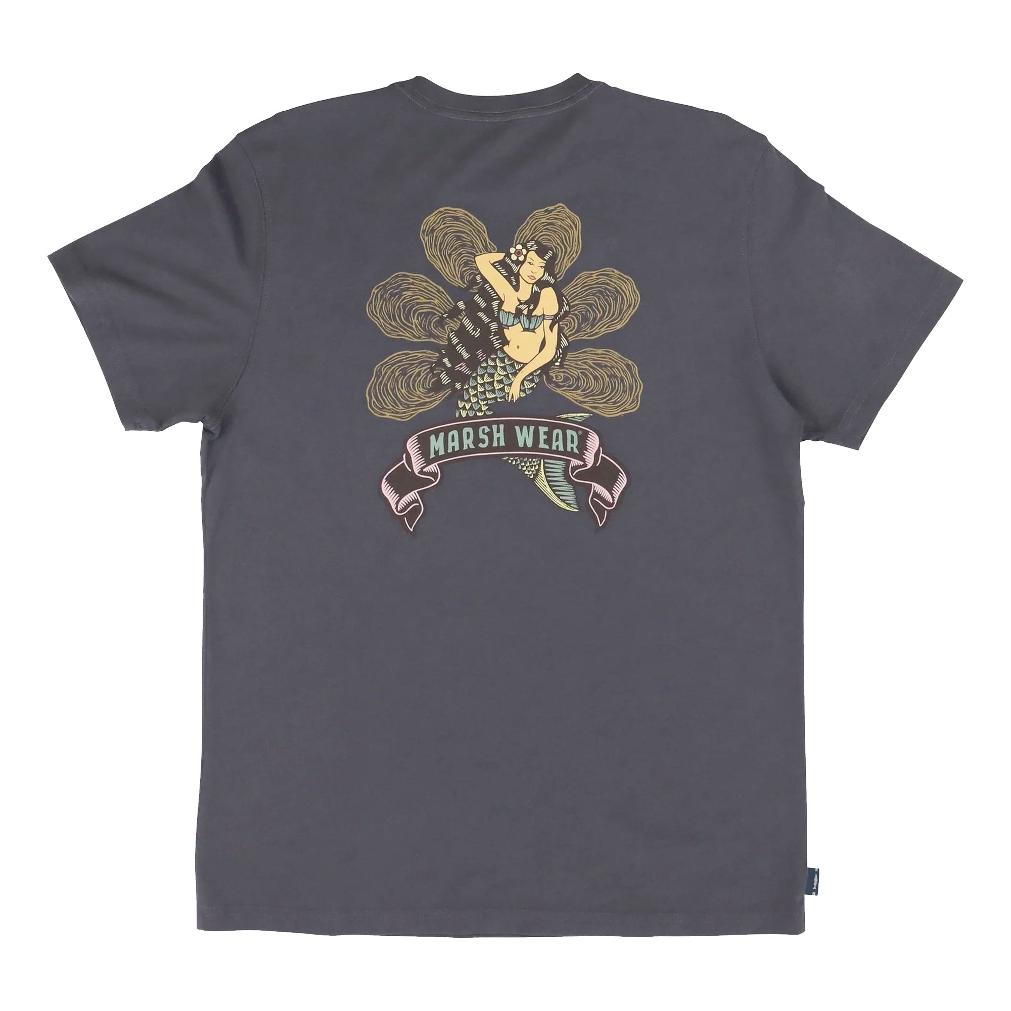 Marsh Wear Mermaid & Oysters Men's T-Shirt