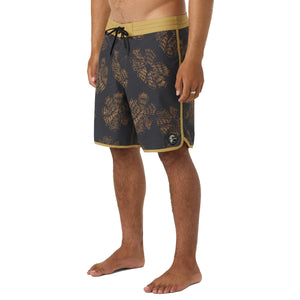 O'Neill O'Riginals Print Scallop 18" Men's Boardshorts - Phantom