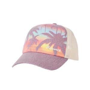 Rip Curl Mixed Yardage Women's Trucker Hat - Dark Plum
