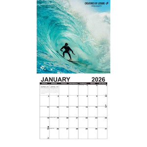 Global Surf Pro Surfer 2026 Calendar