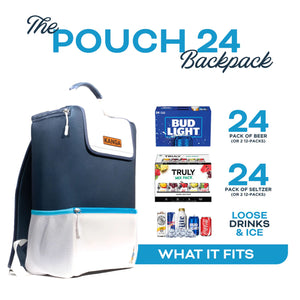 Kanga Coolers Pouch 24-Pack Backpack Cooler - Malibu
