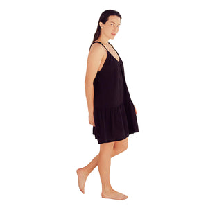 Sand Cloud Baga Gauze Slip Women's Dress - Black