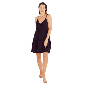 Sand Cloud Baga Gauze Slip Women's Dress - Black