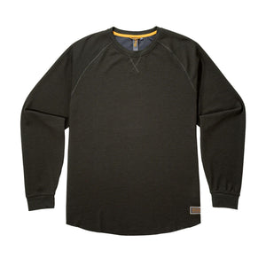 Marsh Wear Surfside Waffle Knit Men's L/S Sweater - Raven