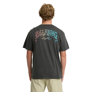 Billabong Flare Premium Cotton Graphic Men's S/S T-Shirt - Raven