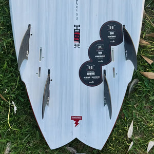 FCS II Harley Ingleby Quad Performance Glass Surfboard Fins - Large/Smoke