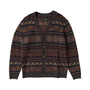 Roark Nomad Cardigan Men's L/S Sweater - Rust